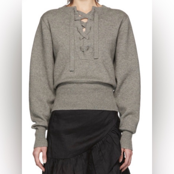 ISABEL MARANT ETOILE Kaylyn Women's Cream Crew Neck Sweater